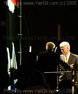 Bill Clinton in Rabin Square, Tel Aviv 2005, Israel