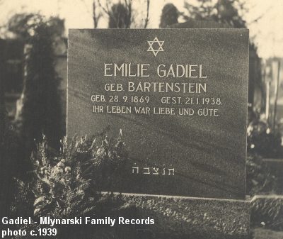 Emilie Gadiel before WW2 1939 - The Gadiel - Mlynarski Family Records