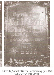 Kathe  Gadiel 1900-1904,  Ratiborhammer