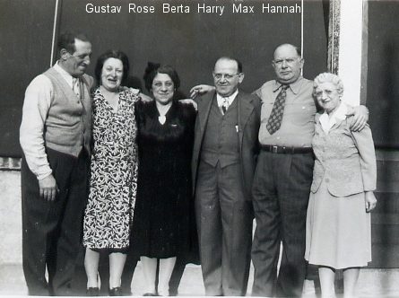 Children of Abraham and Ernestine Horwitz: Berta, Gustav, Hanna, Herman, Max, Rose
